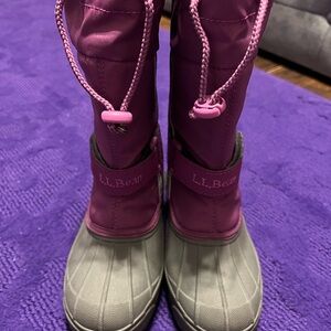 LLBean girls Northwoods winter boots